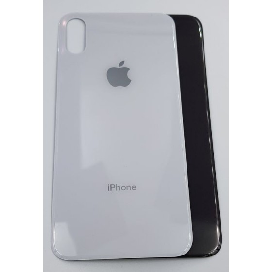 Capac iPhone X alb gaura mare