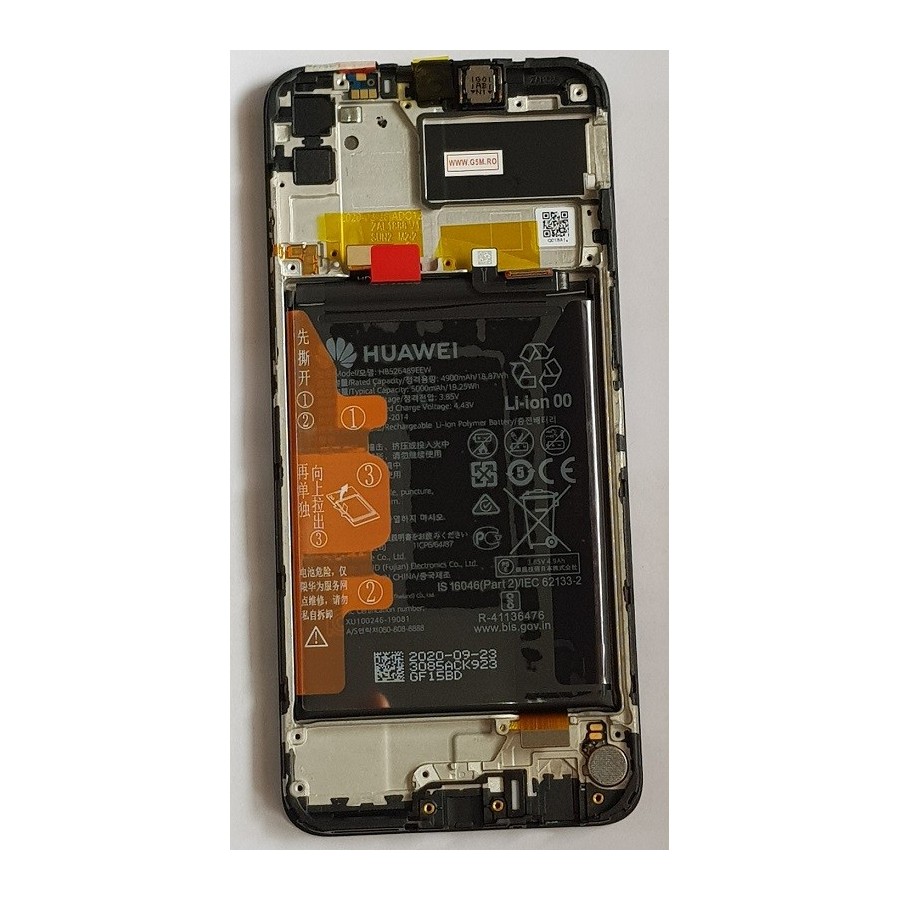 Display cu rama si baterie Huawei Y6P original MED-LX9N