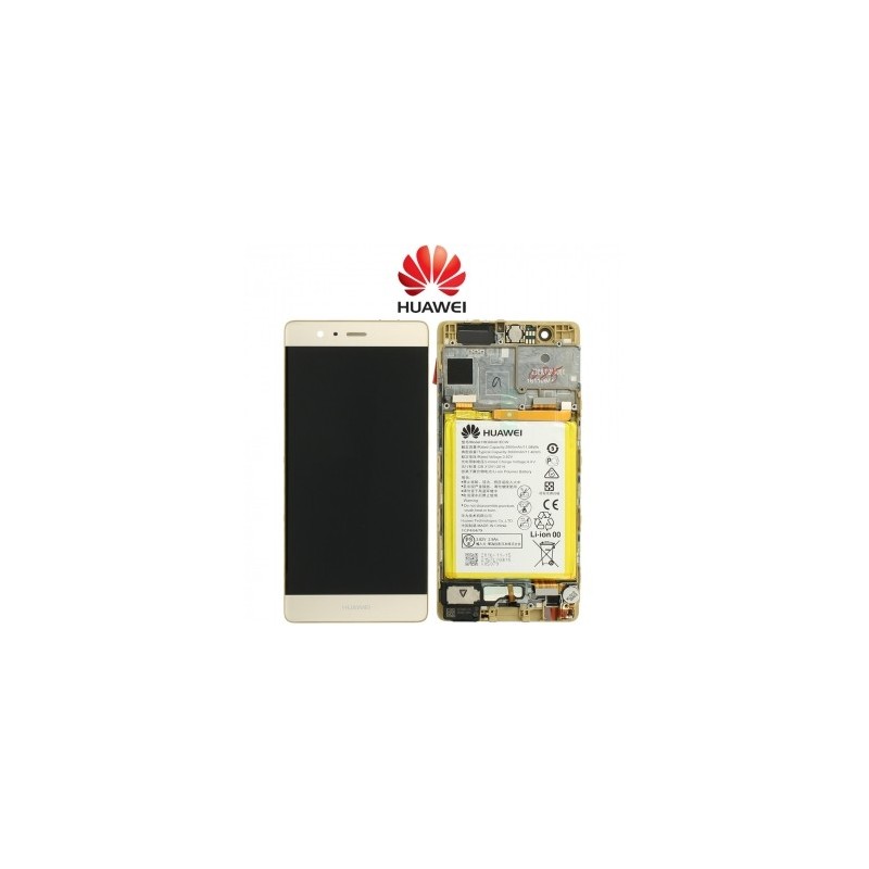 Display cu touchscreen si rama Huawei P9 alb