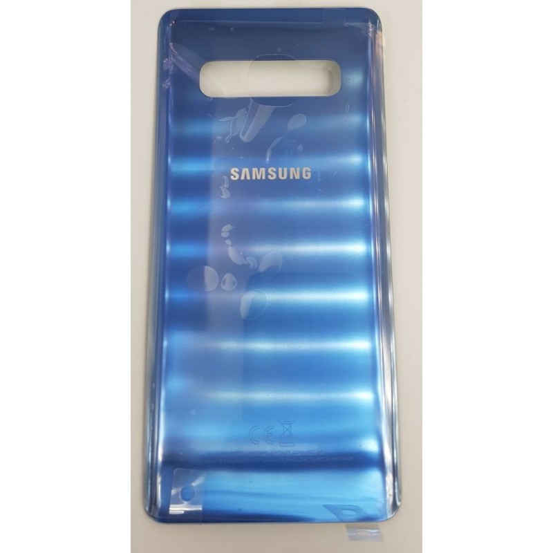 Capac baterie Samsung Galaxy S10 plus G975 albastru cu adeziv