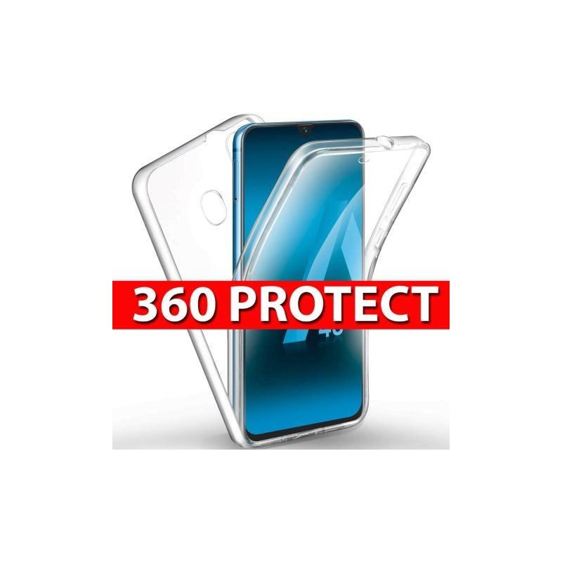 Husa 360 de grade fata spate Samsung Galaxy A10 din silicon transparent