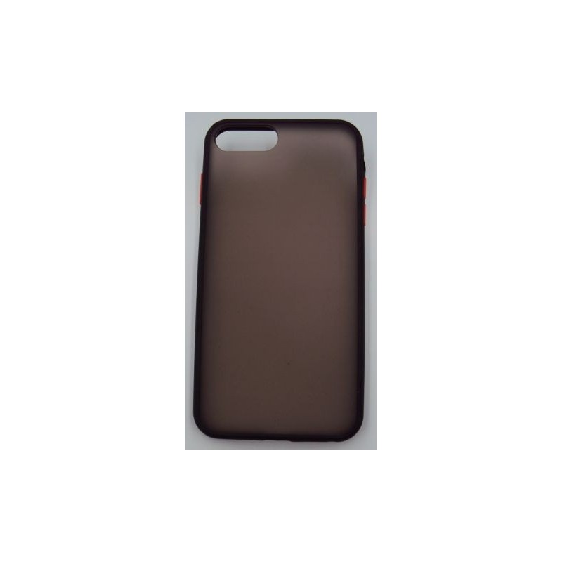 Husa iPhone 8 plus neagra din silicon mat