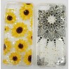 Husa transparenta Iphone 7 sau Iphone 8 cu model floral