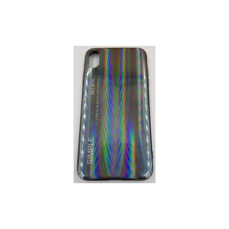 Husa iPhone XS MAX albastru multicolor