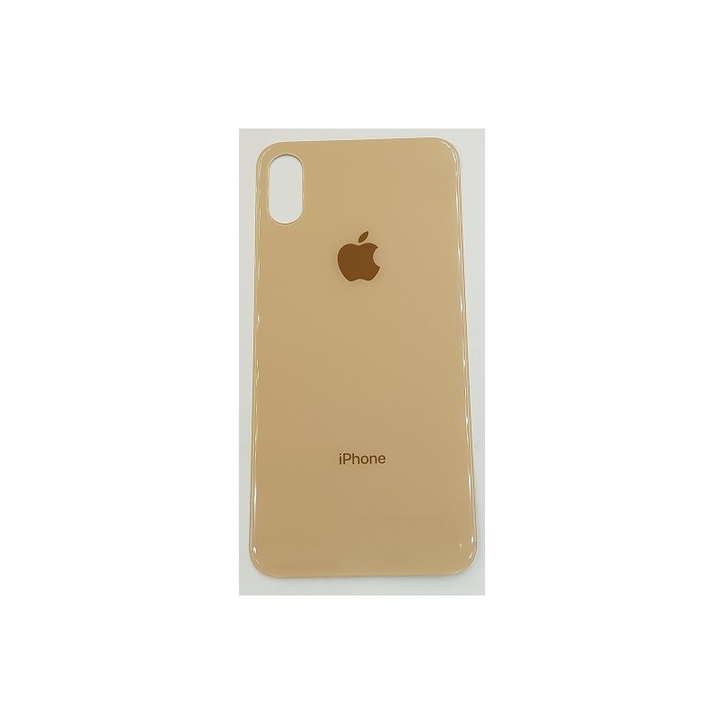 Capac Iphone XS Gold gaura mare