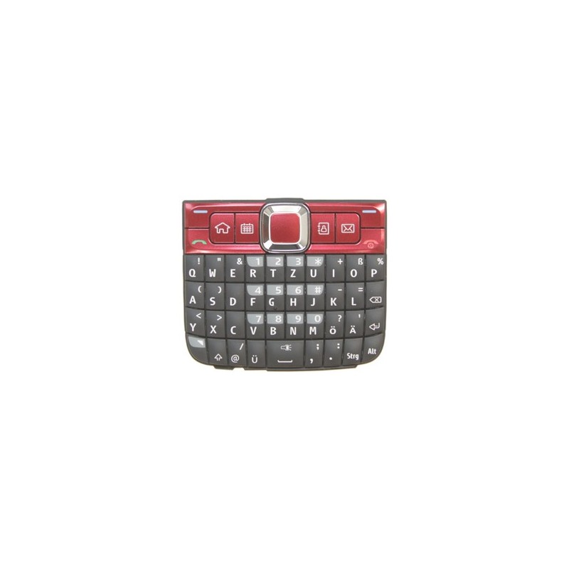 TASTATURA NOKIA E63 ORIGINALA GRI CU ROSU
