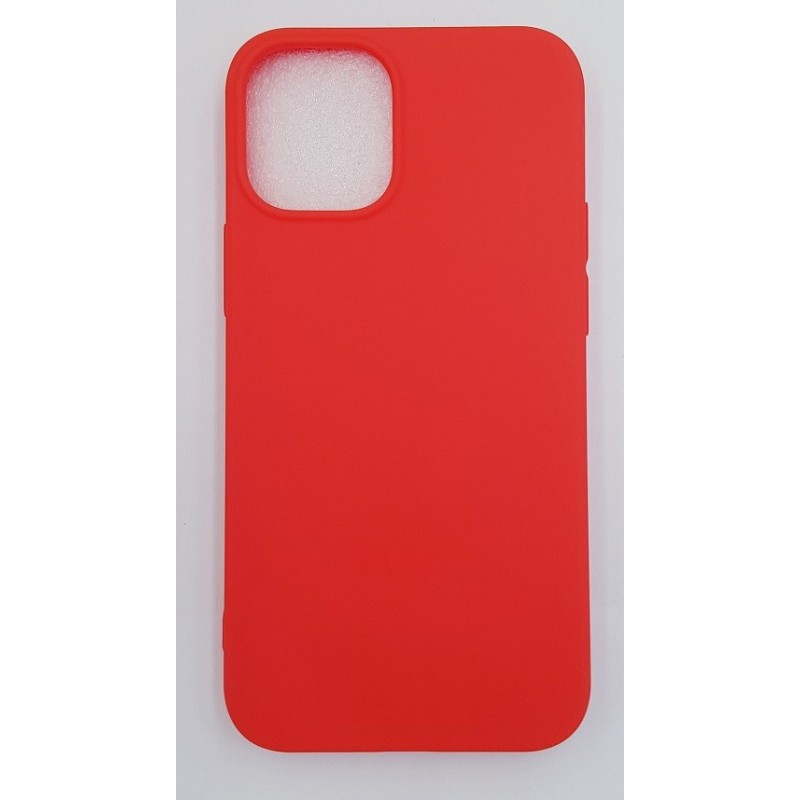 Husa Din SIlicon Rosu iPhone 12