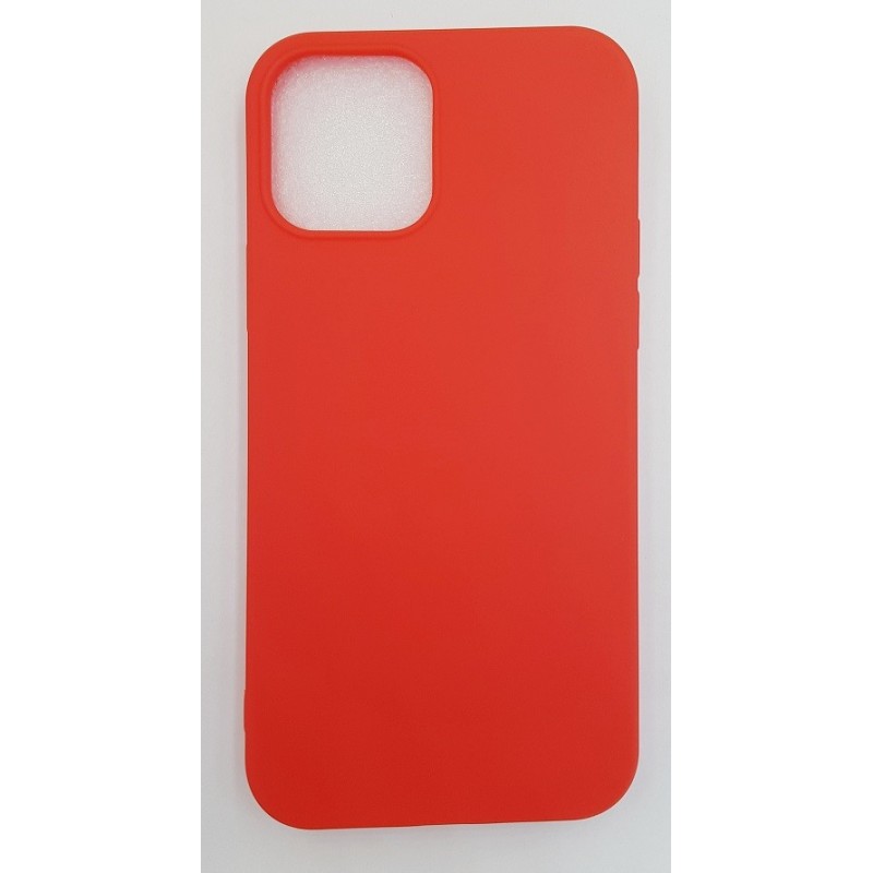Husa Din SIlicon Rosu iPhone 12 Pro