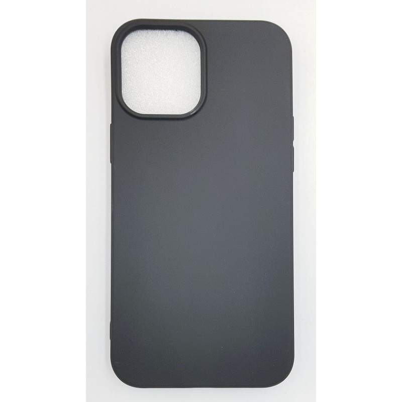 Husa Silicon Negru iPhone 12 Pro Max