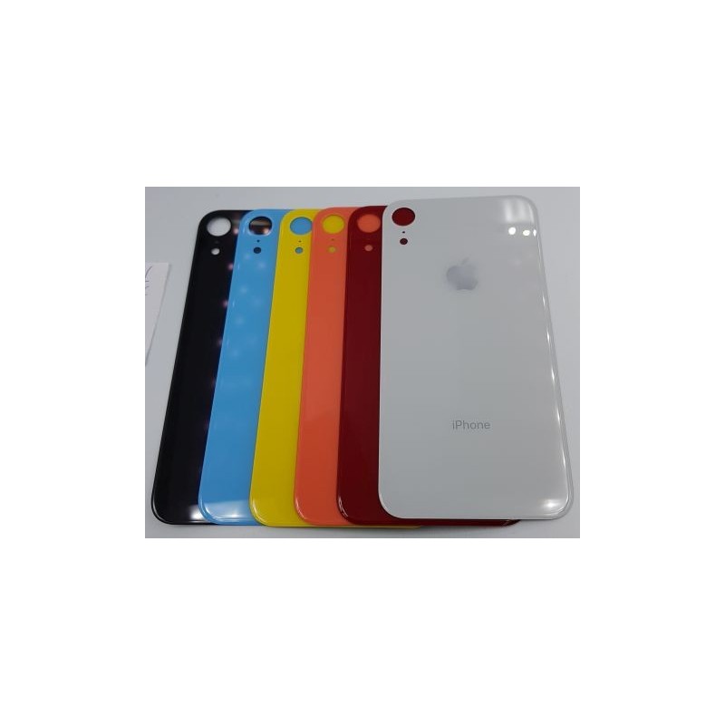 Capac iPhone XR Alb cu gaura mare