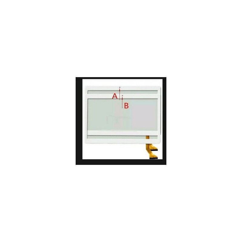 Touchscreen Tableta Veidoo T12 alb cu adeziv