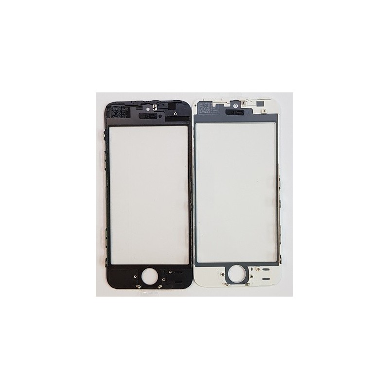copy of Geam Sticla cu Rama si Oca iPhone 5S Alb Negru