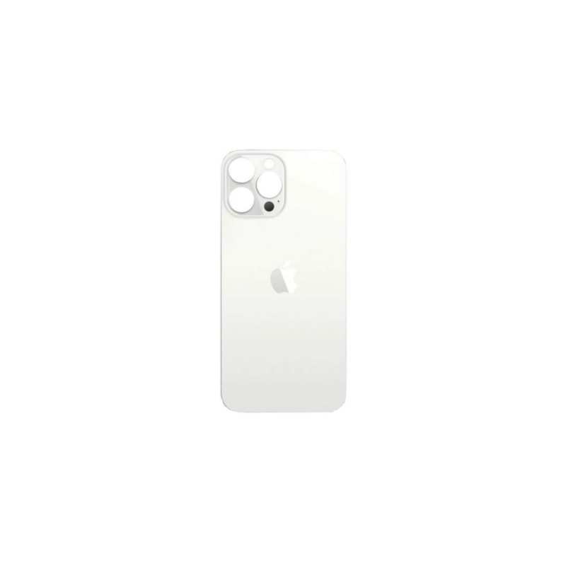 Capac iPhone 13 Pro Max Alb cu gaura mare