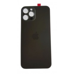 Capac iPhone 12 Pro Negru gaura mare cu adeziv