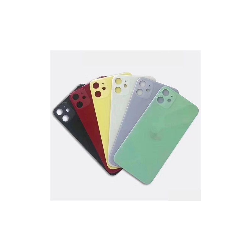 Capac iPhone 11 verde cu gaura mare