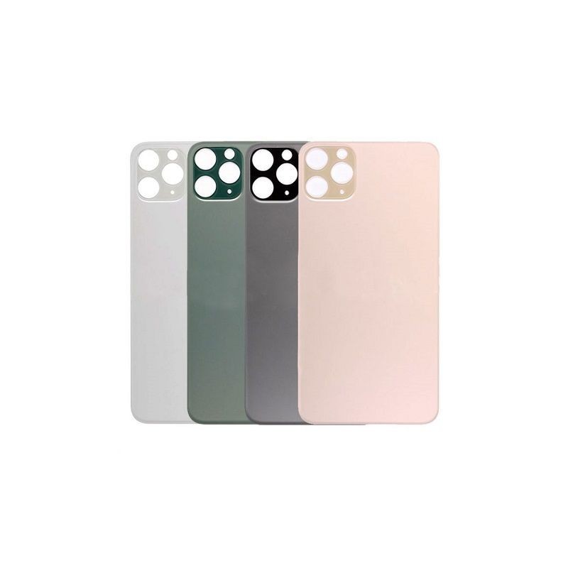 Capac iPhone 11 Pro alb cu gaura mare