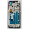 Display cu rama Motorola One Action Original Bleumarin