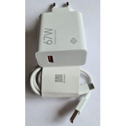 Incarcator Fast Charger Xiaomi, 67W, 6.2A,
