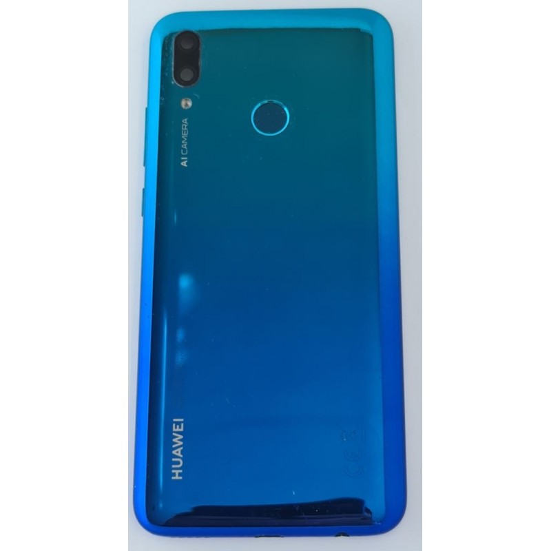 Capac Huawei P smart 2019 original swap albastru cu geam camera