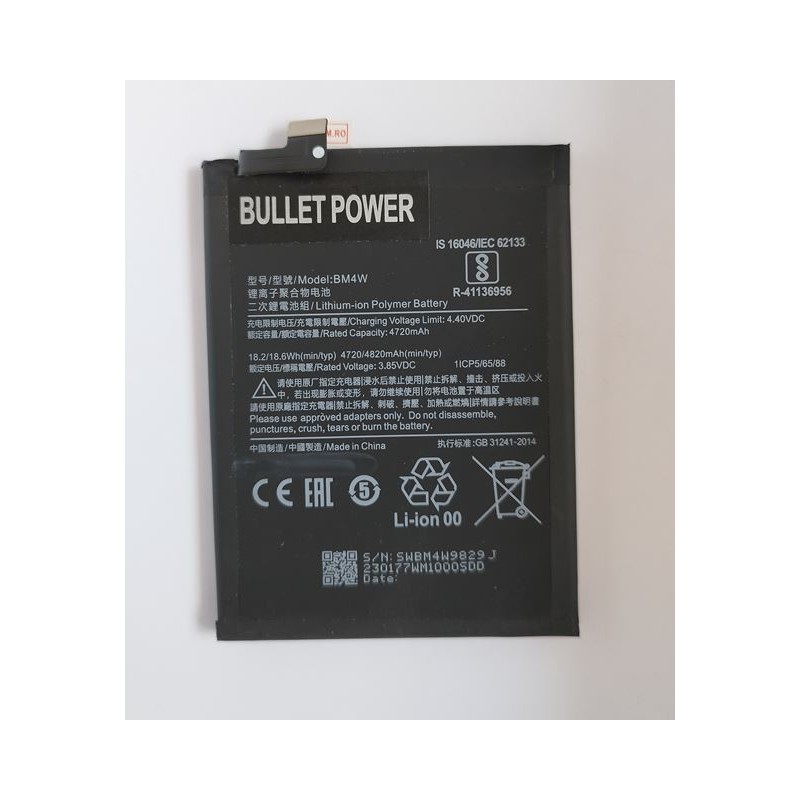 Acumulator Xiaomi Redmi Mi 10T Lite 5G, BM4W