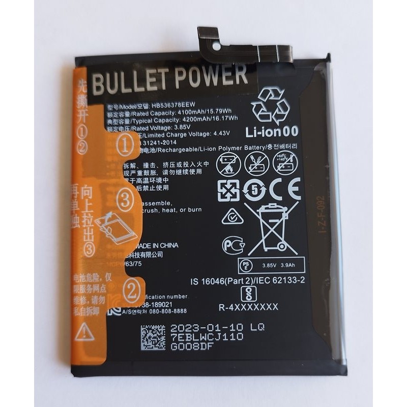 Acumulator Huawei P40 Pro, P40 Plus, Mate 40, 40E, HB536378EEW