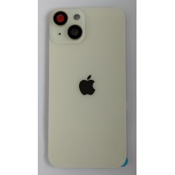 Capac iPhone 14 cu geam camera alb cu magnet