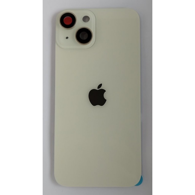 Capac iPhone 14 cu geam camera alb cu magnet