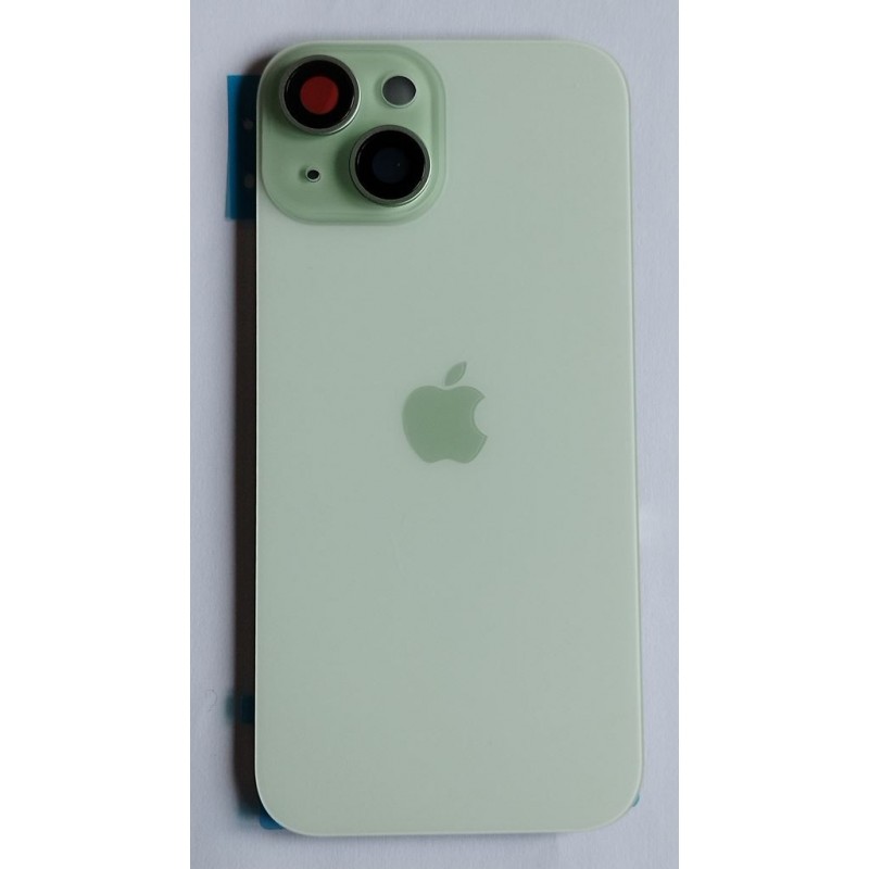 Capac iPhone 15 cu geam camera verde