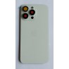 Capac iPhone 15 Pro Max cu geam camera alb