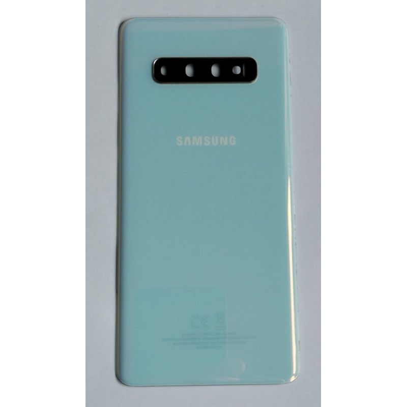 Capac Samsung Galaxy S10 Plus, G975 original swap bleu cu geam