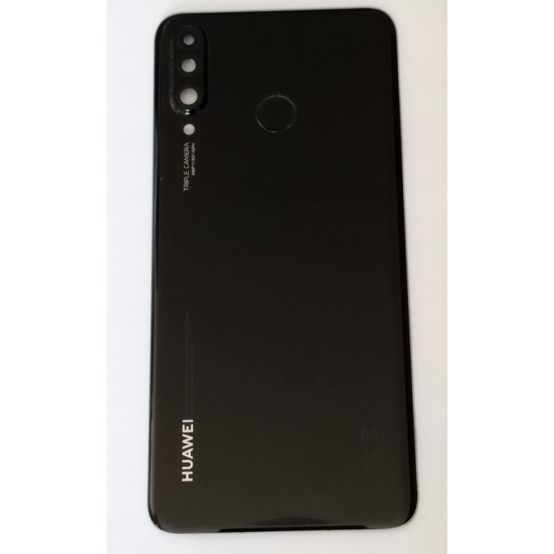 Capac Huawei P30 Lite negru cu geam camera 48MP
