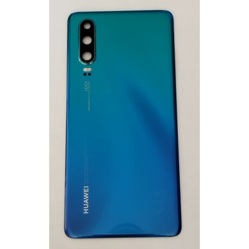 Capac Huawei P30 original swap Aurora, albastru