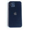 Capac cu rama iPhone 12 original swap bleumarin