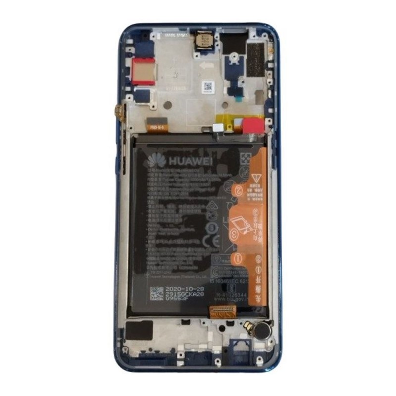 Display Huawei P Smart Z cu rama si baterie original blue