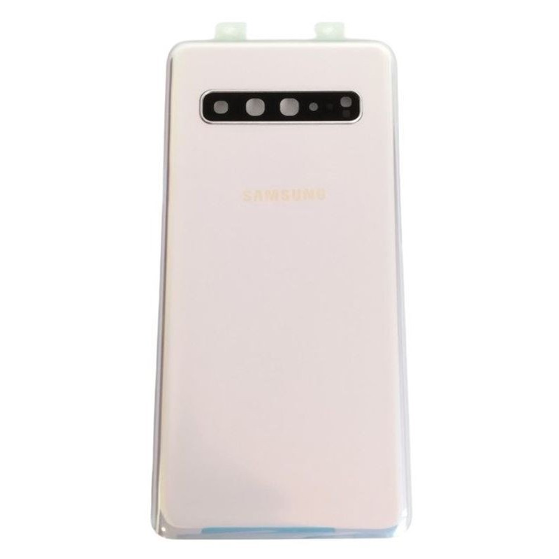 Capac Samsung Galaxy S10 5G, G977 argintiu cu geam