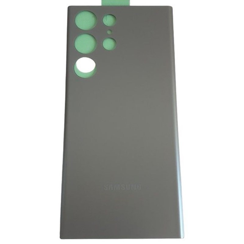 Capac Samsung Galaxy S23 Ultra, S918 gri, Graphite cu geam camera