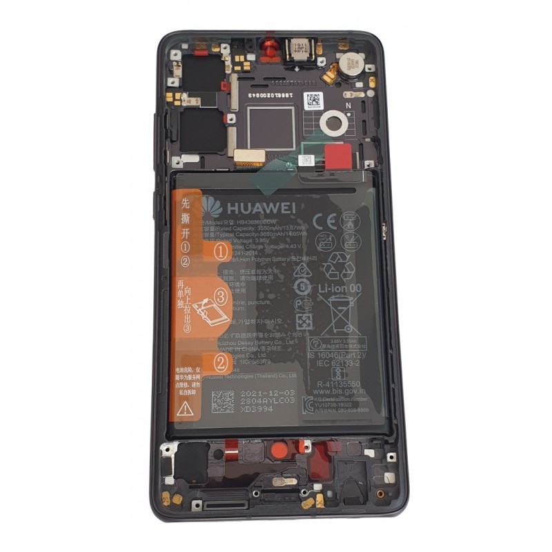 Display Huawei P30 cu rama si baterie, original negru
