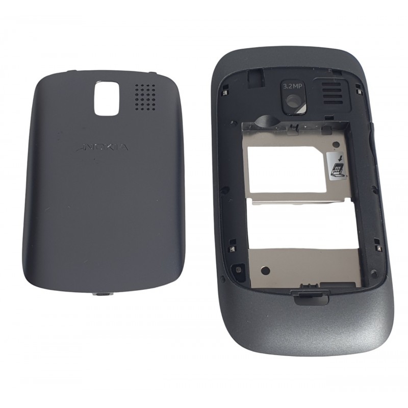 Carcasa Nokia Asha 302 Gri originala