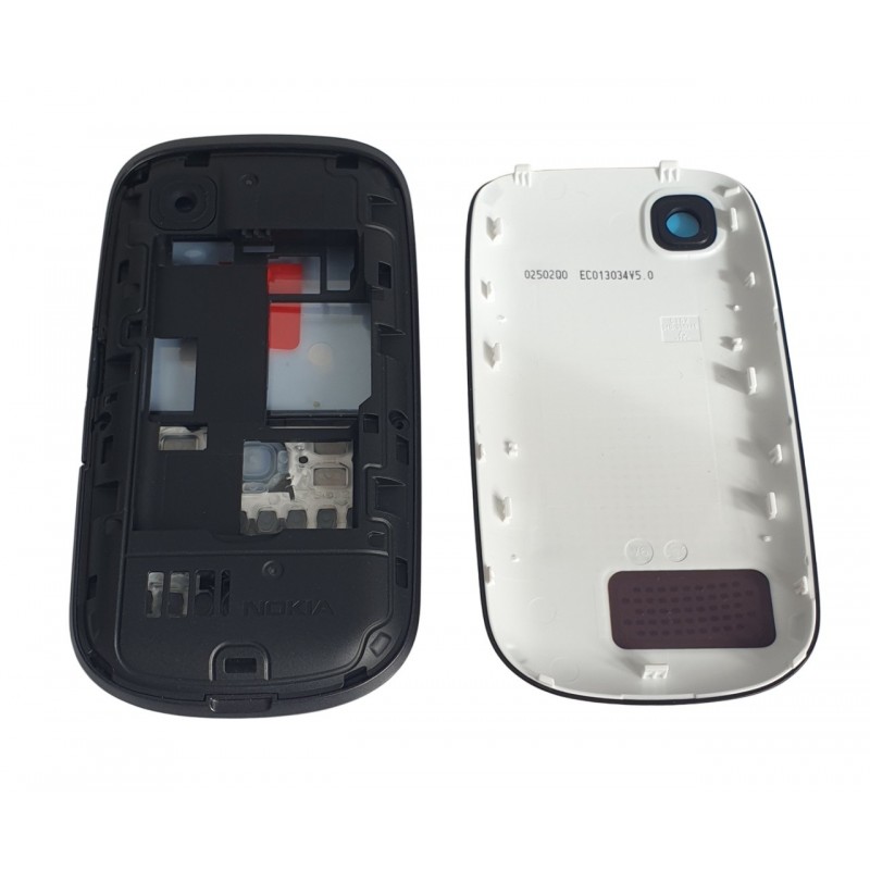 Carcasa Nokia Asha 201 originala Graphite