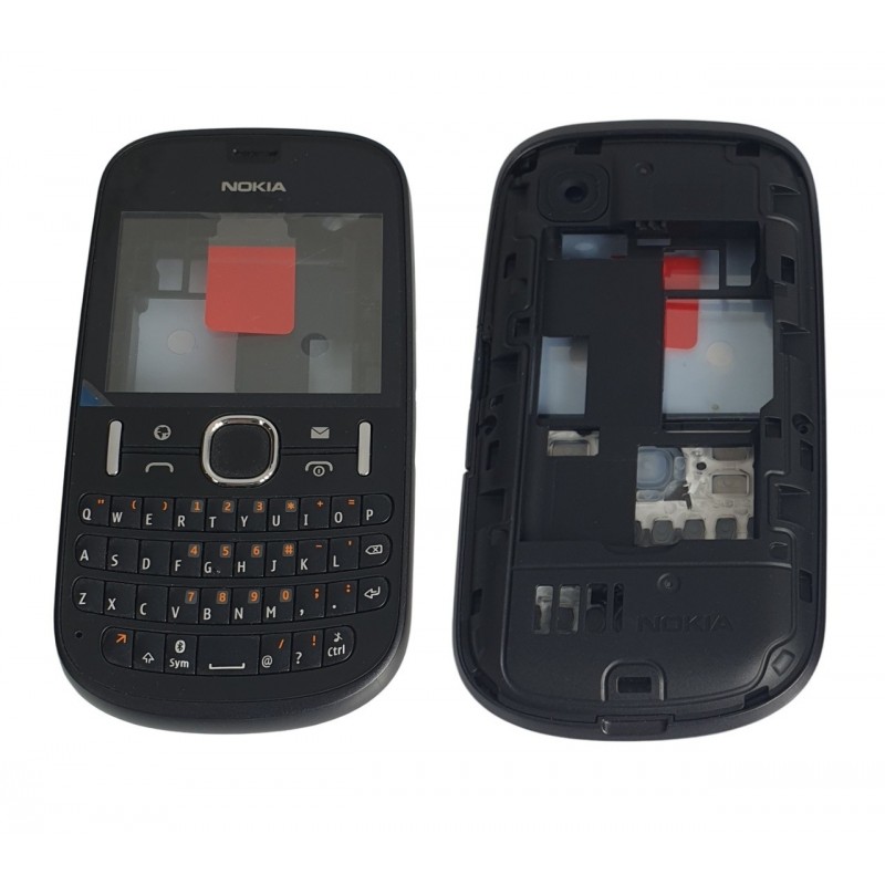 Carcasa Nokia Asha 201 originala Graphite fara capac