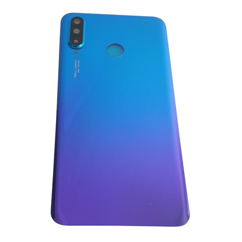 24MP Capac Huawei P30 Lite albastru cu geam camera si adeziv oem