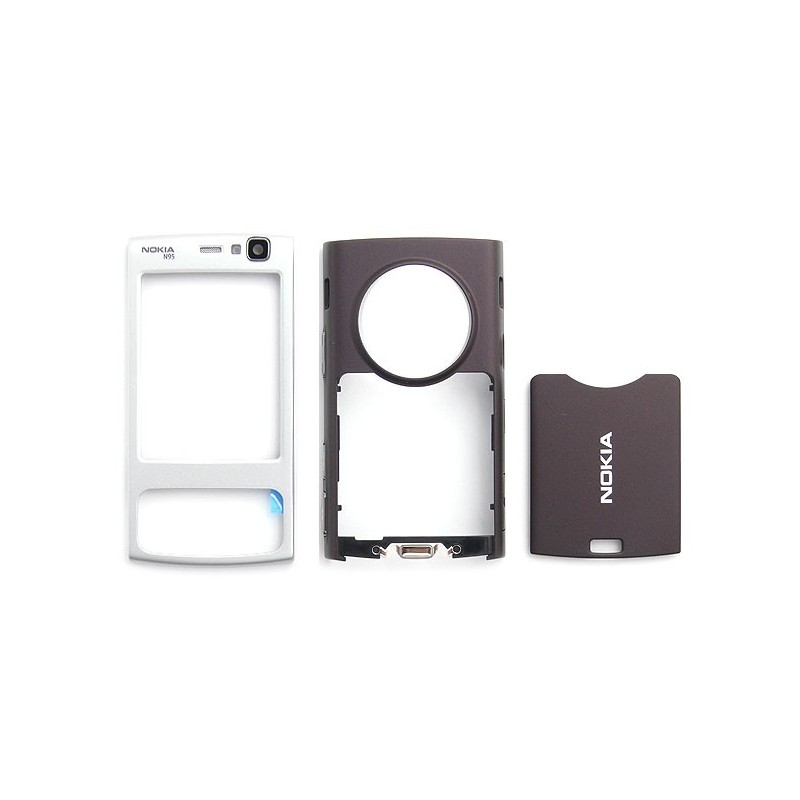 Carcasa originala Nokia N95 deep plum 3 piese maro