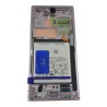 Display Samsung Galaxy S23 Ultra, S918 cu rama si baterie original service pack Lavender