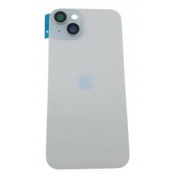 Spate iPhone 15 Plus cu geam camera alb
