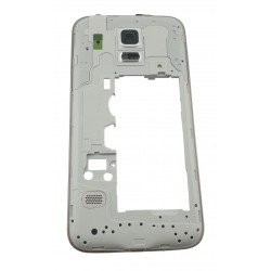 Rama mijloc Samsung Galaxy S5 Mini G800 Shimmery White