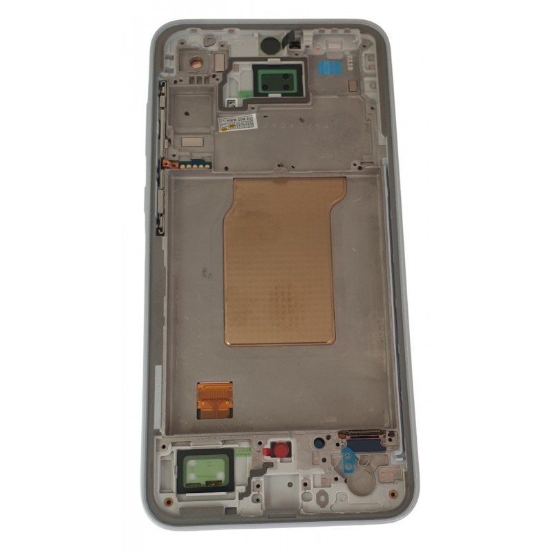 Display Samsung Galaxy A35, A356 original cu rama Iceblue service pack