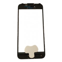 Geam Sticla cu rama si Oca iPhone 7 alb sau negru