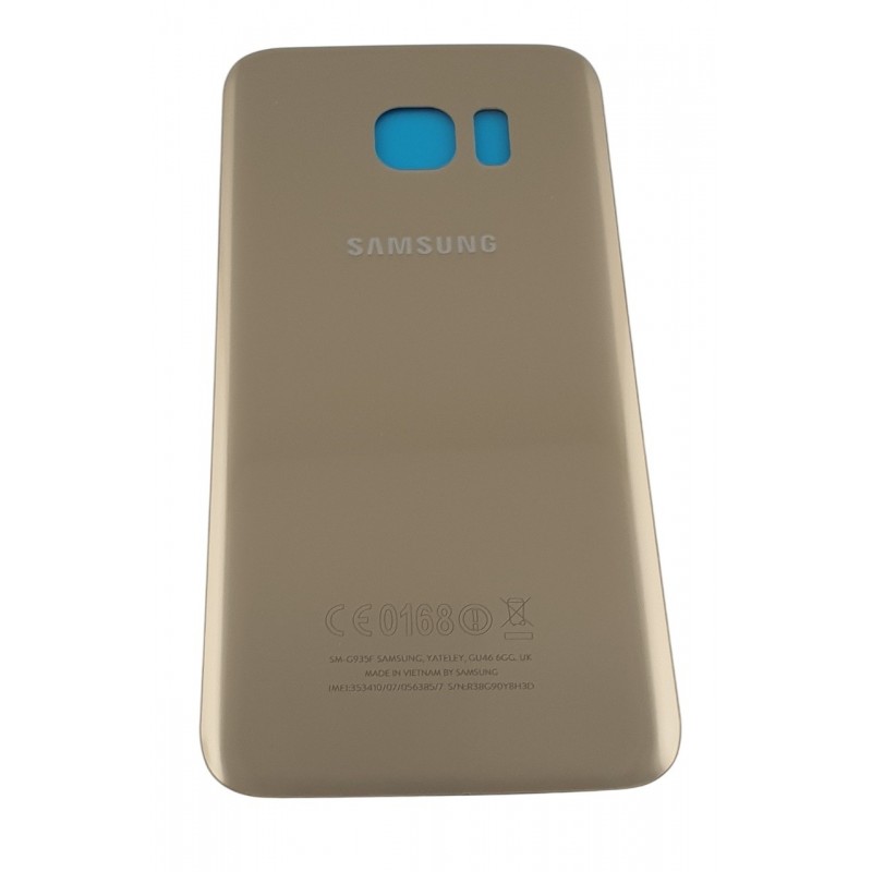 Capac Samsung Galaxy S7 Edge G935 auriu cu geam camera