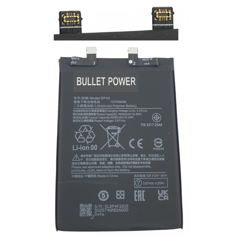 Acumulator Xiaomi Redmi Note 12 Pro, Note 12T, Poco X50 Pro BP4K