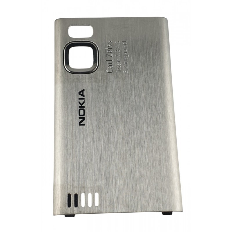 Capac baterie original Nokia 6500 slide 6500S argintiu